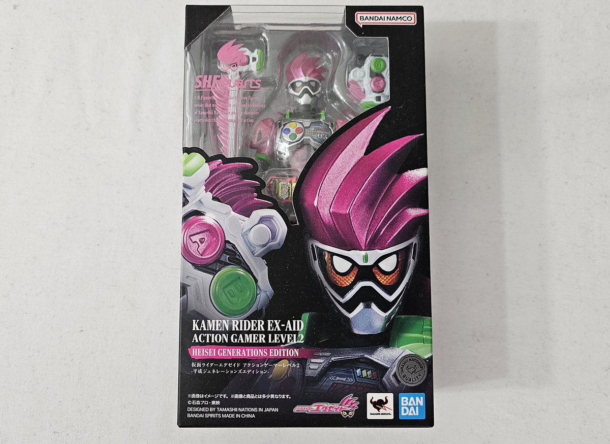 ⚡ Giveaway! ⚡ Like + Repost + Follow to win this #KamenRider Ex-Aid Heisei Generations Edition S.H. Figuarts Figure! Fans outside US can enter, but must pay shipping! Buy on Amazon: amzn.to/43y0McW