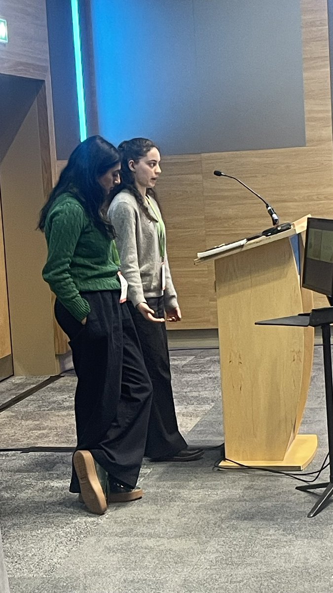 So proud of these two youth ambassadors speaking at the #YPHSIG session at the #RCPCH24 conference. Lots of positivity around @NCEPOD The Inbetweeners’ report on transition 😊👏