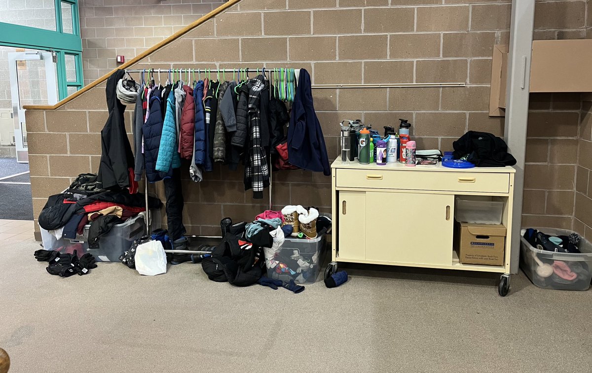 So many lost items that need to be found! Please have your students check for theirs. It will all be donated on Friday, April 12th. 🦈