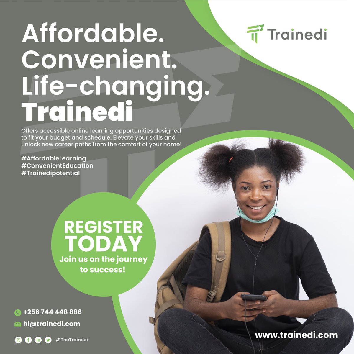 Become a member of @TheTrainedi community, committed to excellence and empowerment. Engage with our innovative e-learning solutions aimed at enhancing lives and enabling individuals to succeed. Embark on your Trainedi journey today! To register: trainedi.com/register/