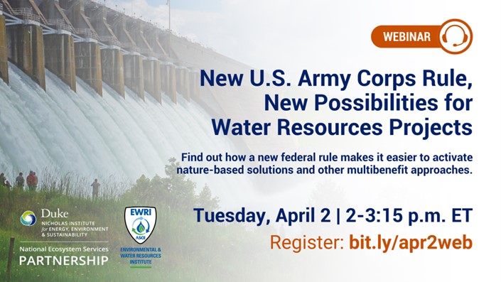 Join us April 2nd for a fascinating webinar! nicholasinstitute.duke.edu/events/new-us-… #armycorps #USACE #DUKE #EWRI #waterresources