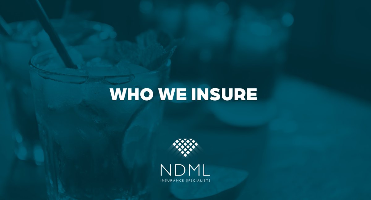 Nightclubs, bars, live entertainment venues, restaurants and so many more... We offer exclusive products to a range of clients from all over the night-time sector. Learn more about our exclusive covers: ndml.co.uk/insurance/