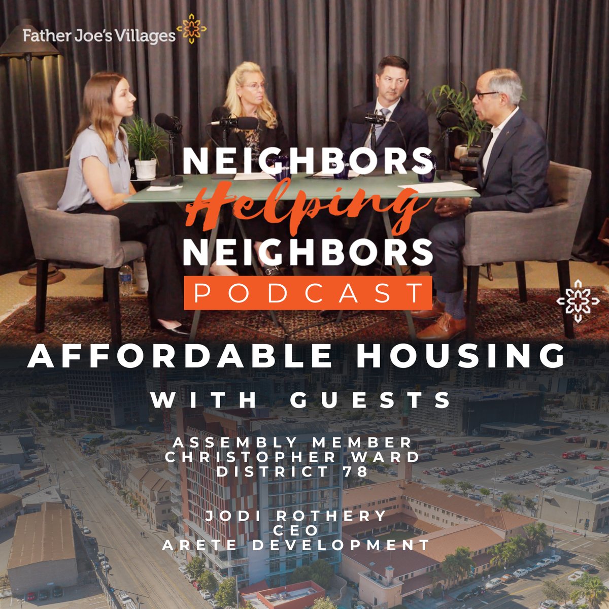 🎙️Dive into the power of community! Our latest #podcast episode features Assembly Member Christopher Ward of District 78 and Jodi Rothery, CEO of Arete Development, as they share insights on how #neighbors can uplift each other. Tune in now on all podcast #streaming platforms!