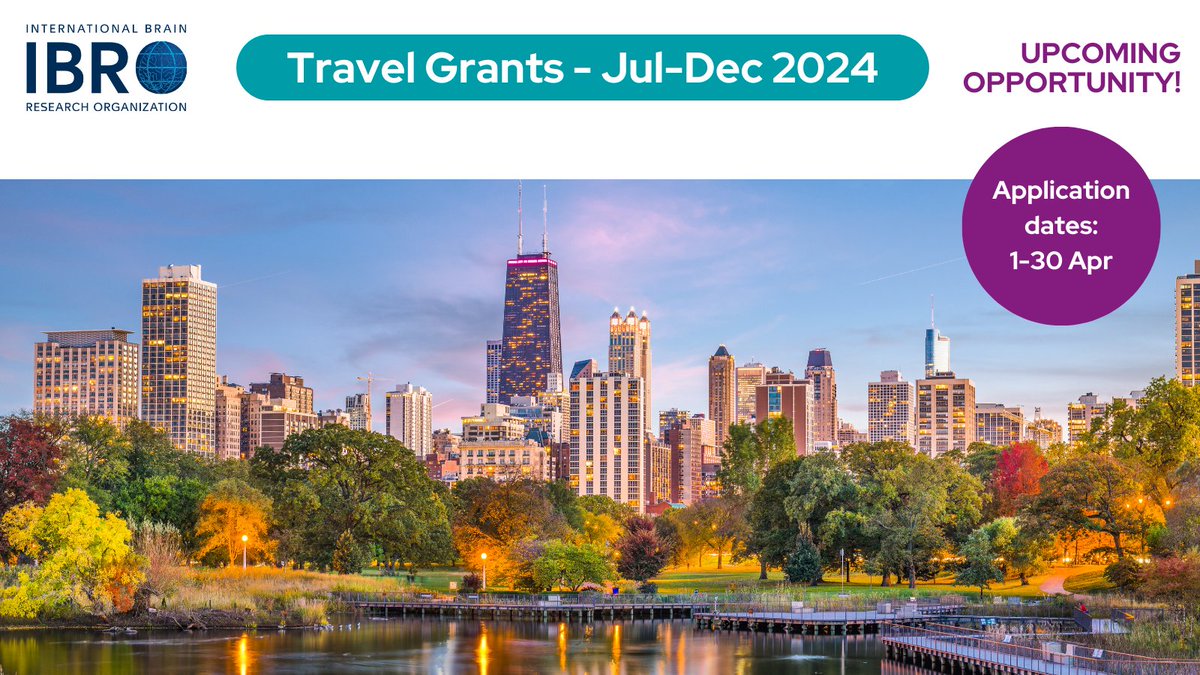 IBRO - International Brain Research Organization (@ibroorg) on Twitter photo 🧠 ✈️ Are you planning to attend a #neuroscience conference between Jul-Dec? Check out the eligibility criteria for IBRO Travel Grants & start preparing your application 👉 ow.ly/CTu250R1Yn2
<a href="/TheBaleLab/">Dr. Tracy Bale 🟧🧠</a> <a href="/rachaeldangare1/">DrRachaelDee</a> <a href="/ElfarrashSara/">Sara Elfarrash</a> <a href="/phaegersoto/">PaolaH</a> <a href="/JLLanciego/">José Luis Lanciego</a> <a href="/JQIpLab/">Jacque Ip</a> 🧠 ✈️ Are you planning to attend a #neuroscience conference between Jul-Dec? Check out the eligibility criteria for IBRO Travel Grants & start preparing your application 👉 ow.ly/CTu250R1Yn2
<a href="/TheBaleLab/">Dr. Tracy Bale 🟧🧠</a> <a href="/rachaeldangare1/">DrRachaelDee</a> <a href="/ElfarrashSara/">Sara Elfarrash</a> <a href="/phaegersoto/">PaolaH</a> <a href="/JLLanciego/">José Luis Lanciego</a> <a href="/JQIpLab/">Jacque Ip</a>