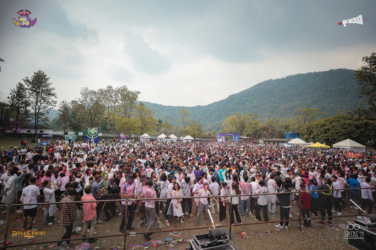 imashishpuri's tweet photo. HoliLand paints Pokhara with vibrant hues! 🌈
Prachaar’s record-breaking Holi event leaves a colorful legacy in the heart of Pokhara's history. 🙌
Event by: Prachaar 🔊 X Specks Fourteen
#HoliLand #Prachaar #Specks14 #HoliLandPokhara #PrachaarNepal https://t.co/BPMtstv7KJ