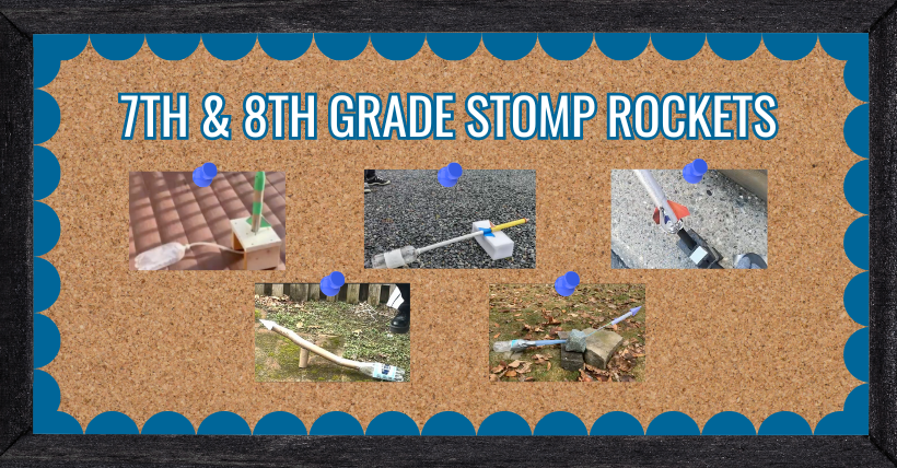 Our 7th and 8th graders learned about rockets through a cross-curriculum unit including all four subjects culminating in the construction of their own stomp rockets using recycled materials. Visit bit.ly/vtvlc-stomp-ro… to see all the stomp rockets our students created! 🚀 #vted