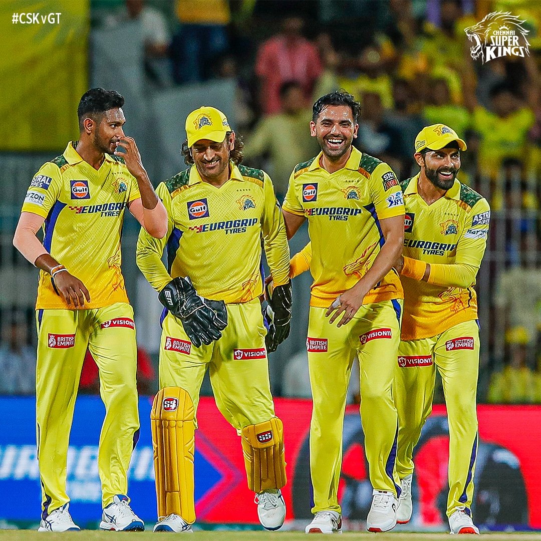 The SUPER Kings 👑 Onwards and upwards 🔥 #CSKvGT #WhistlePodu #Yellove @ChennaiIPL