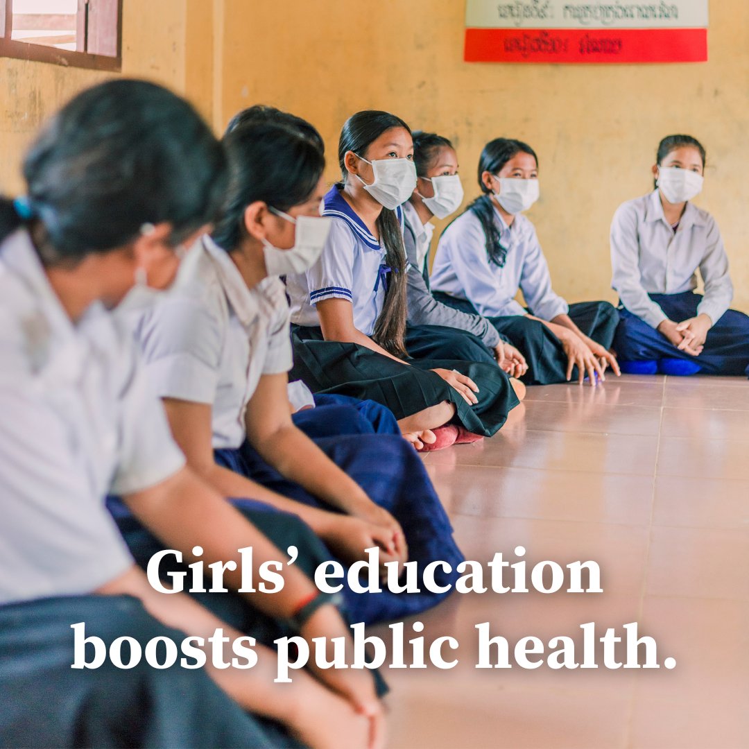 If all girls completed primary education, maternal deaths would reduce by two thirds, saving 98,000 lives. Similarly, 1.7 million children would be saved from malnutrition. It’s a no brainer. Girls’ education boosts public health. Learn more: bit.ly/3TRO45r #girlsed