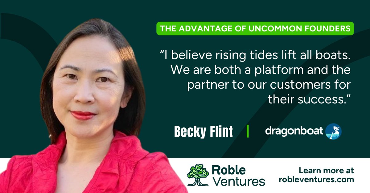 <a href="/BeckyFlintSF/">Becky Flint</a> came to the U.S. at the age of 26, and transitioned from the medical field to business &amp; finance at the peak of Web 1.0. After volunteering at a tech startup during her MBA, she was so inspired by technology’s potential that she pivoted entirely.