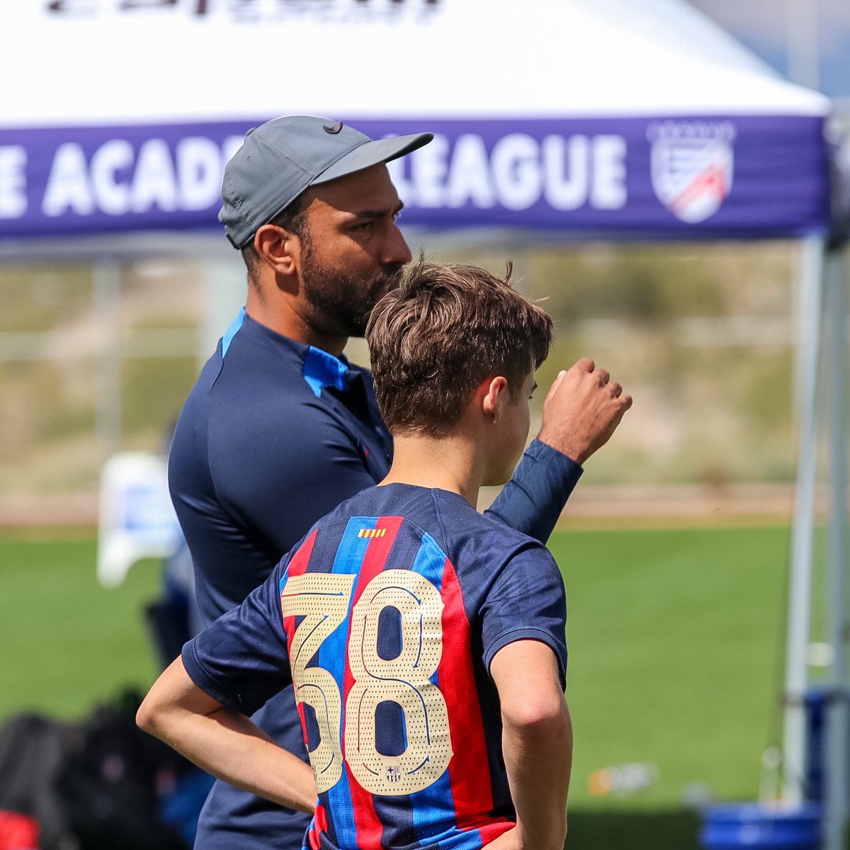Congratulations to our very own, Coach Mauricio, who was selected to coach the 2008 @EliteAcademyL National Talent ID team at the EA @MicFootball Cup in Barcelona, Spain this week! 👏🇪🇸 #BarçaResidencyAcademy #EATalentID #EATalentIDMIC24