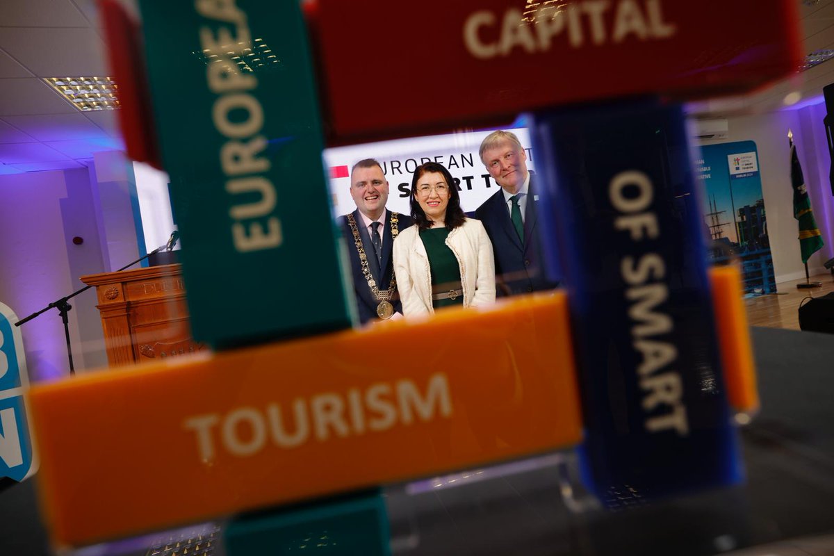 Today our CEO Richard Shakespere and @LordMayorDublin Daithí de Róiste accepted the European Capital of Smart Tourism a Award 2024. The European Capital of Smart Tourism designation is awarded to cities by the European Commission in recognition of destinations which are leading…