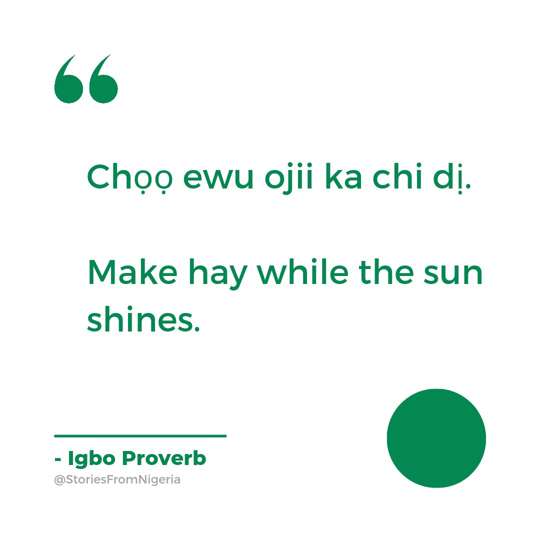 Happy weekend 😄🎉

Drop your translation of this proverbs ❗ in the comment👇🏽

#igboproverbs
#storiesfromnigeria
#viral
#nigerianproverbs
#motivation 
#explore
#nigeria
#quoteoftheday
#storiesfromnigeria