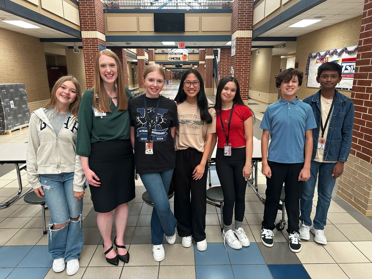 Dr. Akers was so proud to see and support former Rennell Redhawks who now attend Anthony Middle School at their GT showcase at Cy-Ranch! Keep SOARing!!! #WeAreRennell