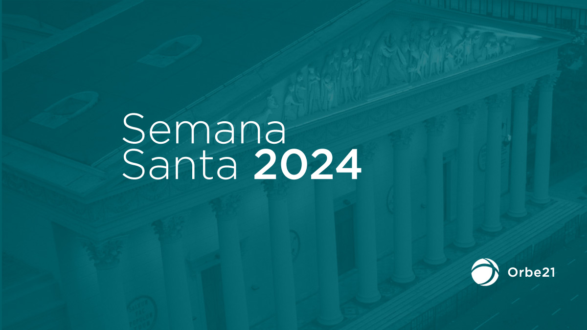 En esta #SemanaSanta los acompañaremos con una programación especial desde el #Vaticano y desde Buenos Aires para seguir preparando nuestros corazones. 

+ info aquí: rb.gy/h3foco

#TransmisiónOrbe21 #TransmisiónEspecial #pascua2024 <a href="/CatedraldeBsAs/">Catedral de Bs. As.</a> <a href="/arzbaires/">Arzobispado de Buenos Aires</a>