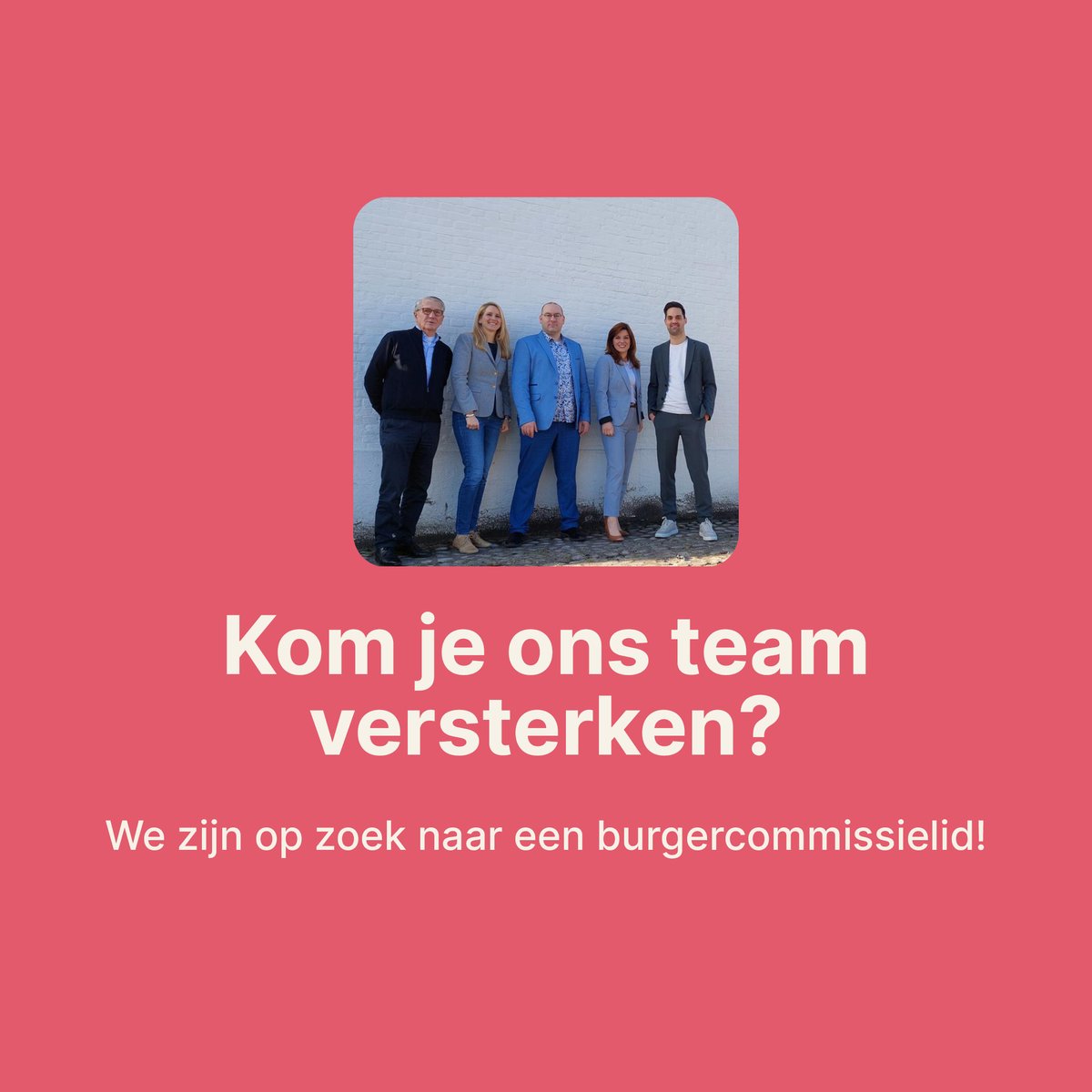 We zijn op zoek naar een burgercommissielid Sociaal Domein! Heb je interesse? Stuur dan een mail naar onze fractievoorzitter <a href="/JochemvdBogaard/">Jochem v/d Bogaard</a> via j.van.den.bogaard@raad.helmond.nl

#D66 #D66Helmond #GemeenteHelmond #Helmond