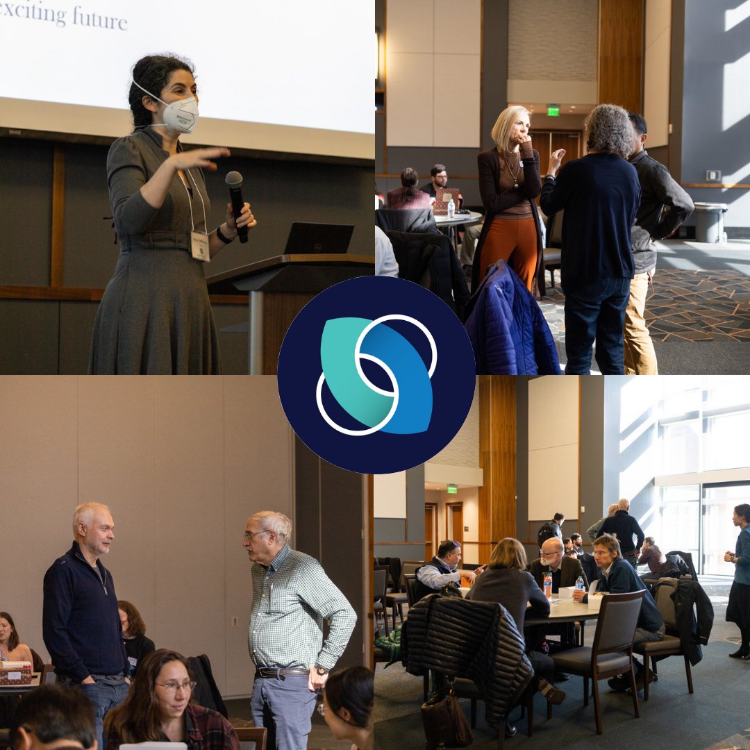 In Dec. 2023, we hosted an internal lunch event to announce our transformation into a community-focused home for life sciences modeling. Dr. Nina Fefferman shared our vision for the future, while honoring founding leaders. We're very grateful for the mathbio community. #NIMBioS