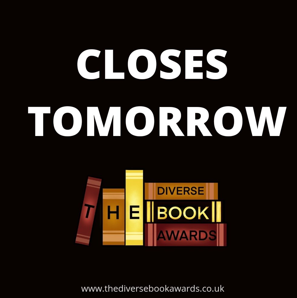 We close TOMORROW!!!! So many fabulous books entered into the awards. Please remember as part of our five year anniversary there is no limit to the amount of diverse books entered per publisher. We close tomorrow at midnight. No late entries will be counted!

#TheDBAwards