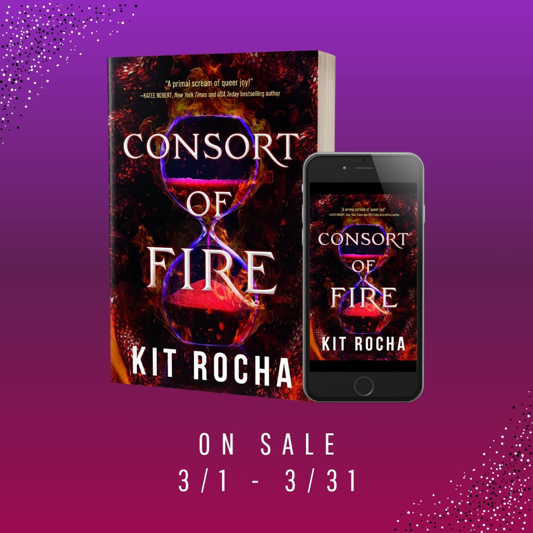 Consort of Fire is 50% off through the month of March, so we're celebrating by sharing the top 10 most highlighted quotes, be they mysterious, ominous... or horny! Get your copy before book #2 drops in August! amzn.to/49GkjKI
