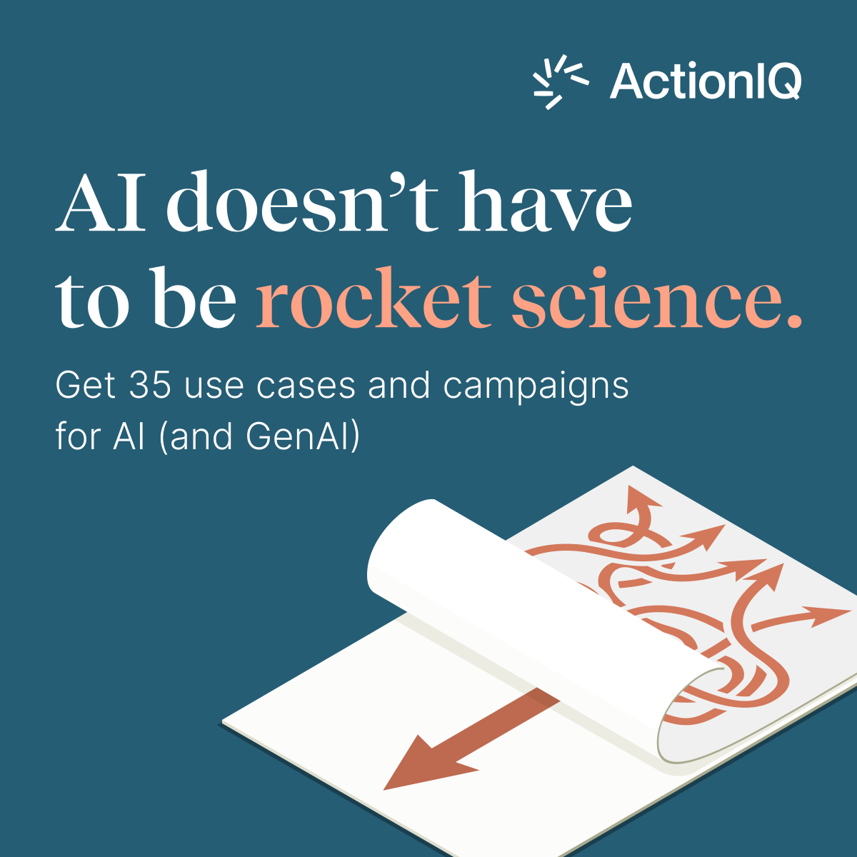 Struggling to make sense of AI, GenAI, and everything in between? We can help with that. Get the knowledge, use cases and campaigns to grow revenue and work better with GenAI in The Marketer's Guide to AI for Business. This way to AI enlightenment 👉 hubs.ly/Q02qMkd_0