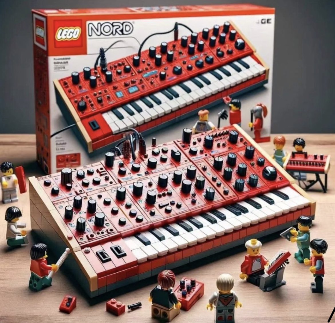 Please tell me I’m not the only one who thinks these lego synths are AMAZING?! 🔥🔥