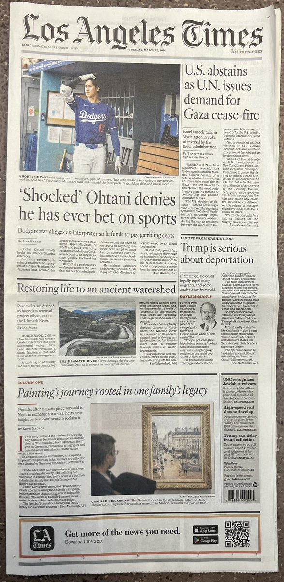 ドジャース #大谷翔平 選手⚾️ #ロサンゼルス・タイムズ、#オレンジ