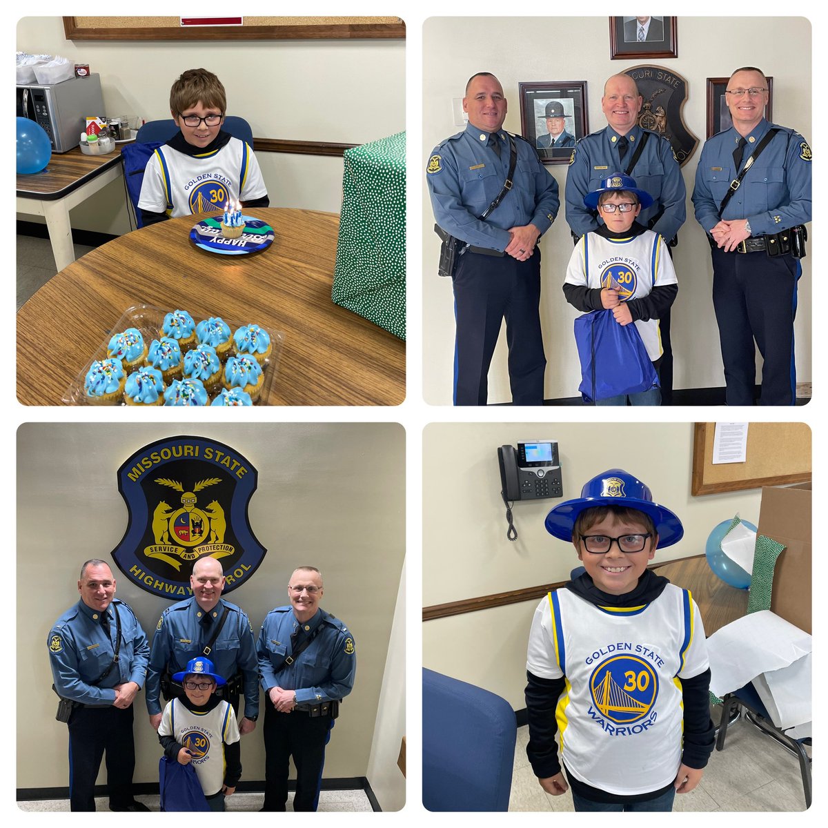 Thrilled to welcome Beckem to Troop H Headquarters! Celebrating his 9th birthday, Beckem's wish was to visit us. What an incredible young man! 🎉 #HappyBirthdayBeckem
