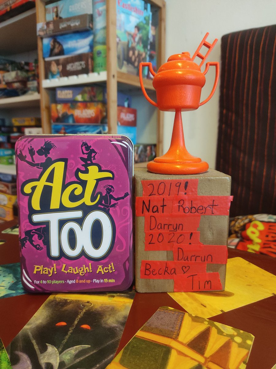 CakesnLadders's tweet photo. Just two (too) days until #internationaltabletopday @cakesnladders and we're super excited even if a game with the actual number two is hard to find in our collection of over 900 games.

Sunday will have our giant #cthulhuwars tournament complete with it's own trophy! https://t.co/2OPxzi9sEm