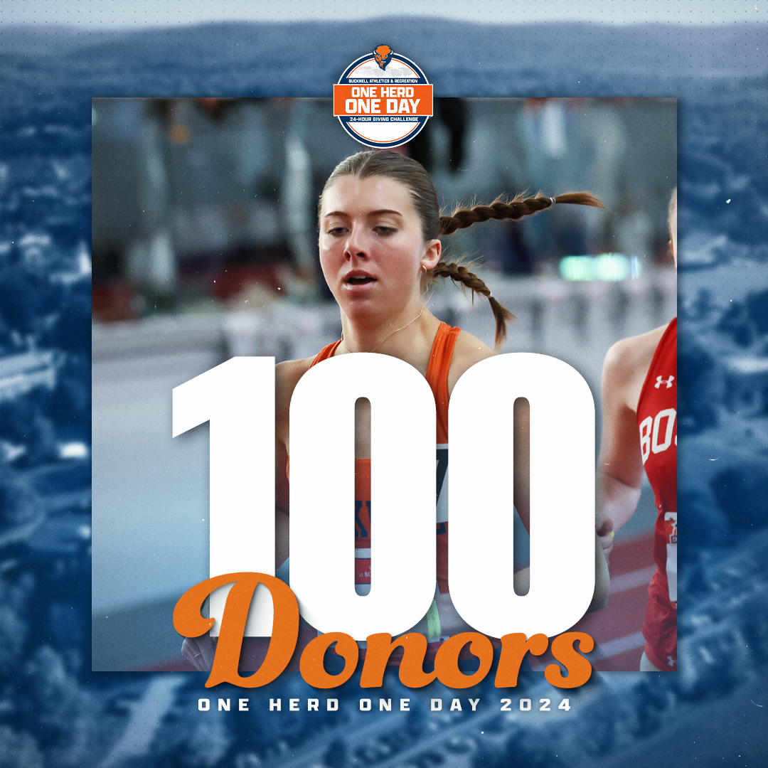 Bucknell_TFXC's tweet image. 1⃣0⃣0⃣ donors!

#rayBucknell | #OneHerdOneDay | #PacAttack
