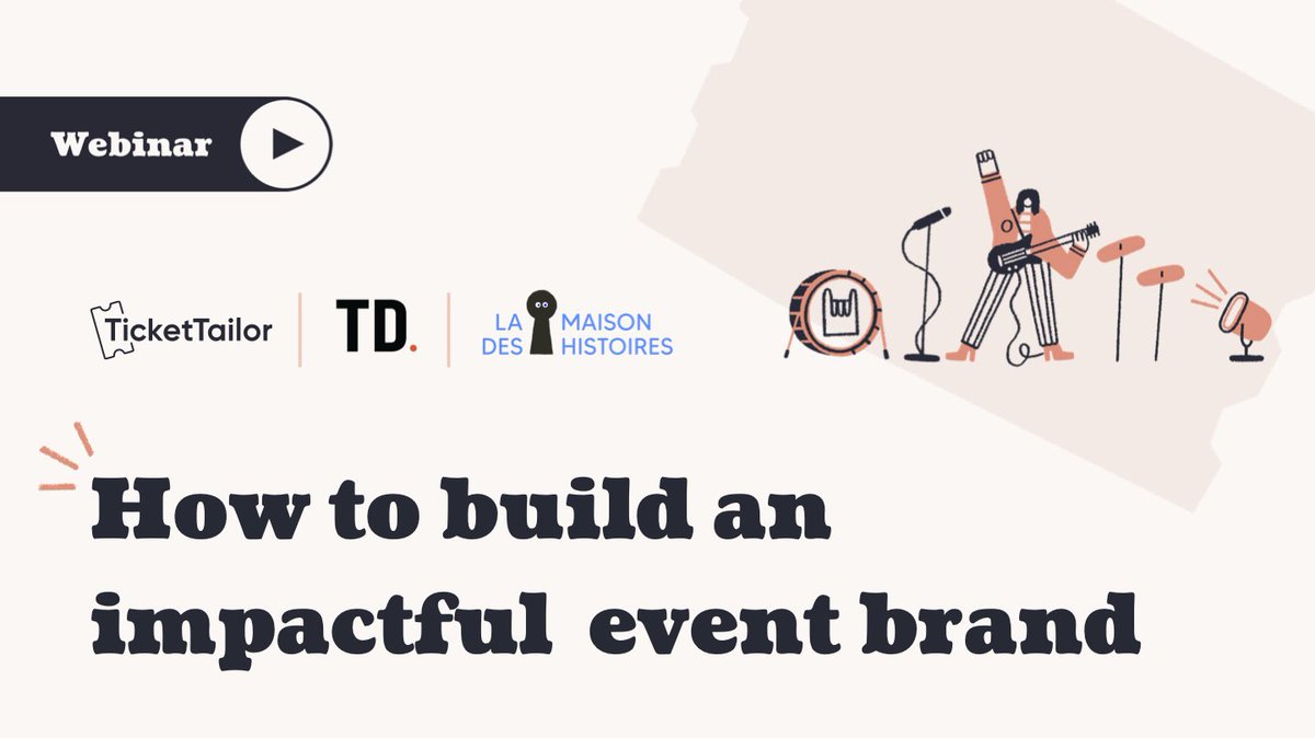 Missed yesterday's webinar 'How to build an impactful event brand'? 👀 Catch up now on all the insights and actionable takeaways: youtube.com/watch?v=Cms8uD… #TicketTailor #Webinar #EventBrand #Branding #EventProfs #EventTicketing