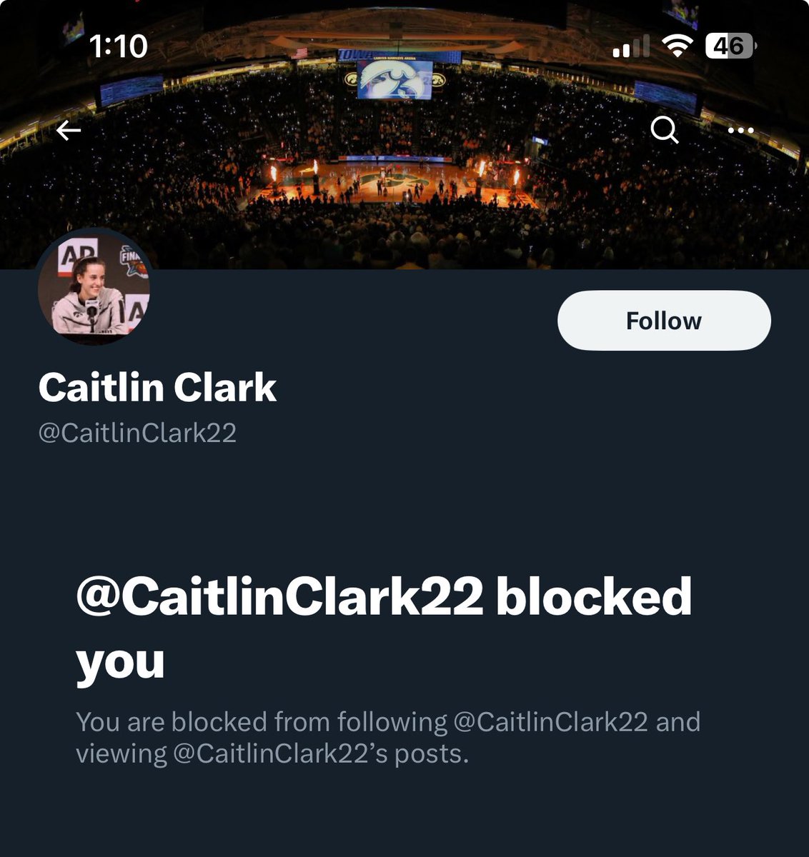 JonathanCarter9's tweet photo. Looks like Caitlin is telling me to Shut the fuck up. lol https://t.co/7bABqWCaOC
