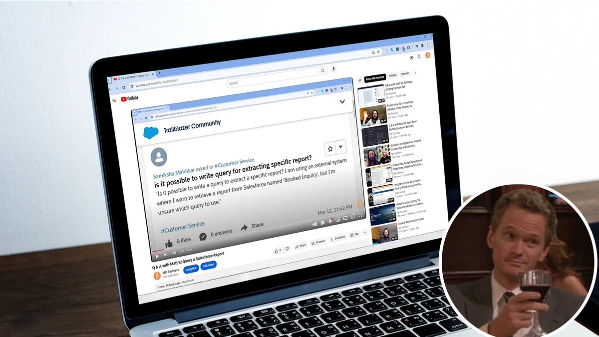 In our latest Q&amp;A installment we find out if is possible to write a query to extract data from a specific report.

Salesforce Challenge... Accepted!

mk-partners.odoo.com/r/KEM

#SalesforceCommunity #SalesforceFAQ