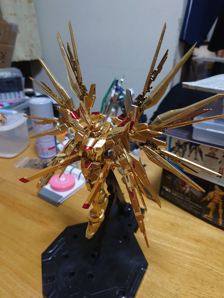 Uranus_NSX_R's tweet photo. これがやりたかったんよ！！！
#ストライクフリーダム #RG #ガンダムSEED #ガンダムSEEDFREEDOM #ガンプラ好きと繋がりたい #ガンプラは自由だ https://t.co/ZXKlNxfiJN