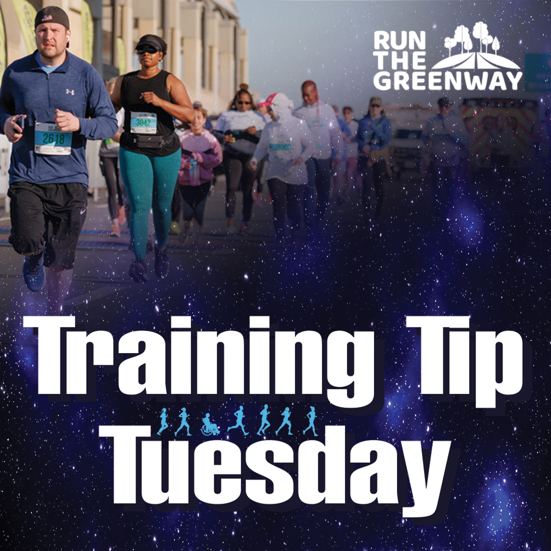 Even after doing all the right things to prep for your run, sometimes you'll still have to experience those spasm-like cramps in your abdomen. When you feel a side stitch coming on, take a deep breath to arch your back and try to run more upright. #TrainingTipTuesday