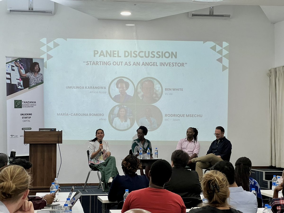 The #TAAStartupShowcase with a stellar Angel Investing panel discussion. “Starting out as an Angel Investor”🔥

The panelist: <a href="/Umulingak/">Umulinga Karangwa</a>, Ben White and Maria - Carolina Romeo

#TAA #AngelInvesting #Startups #Investors