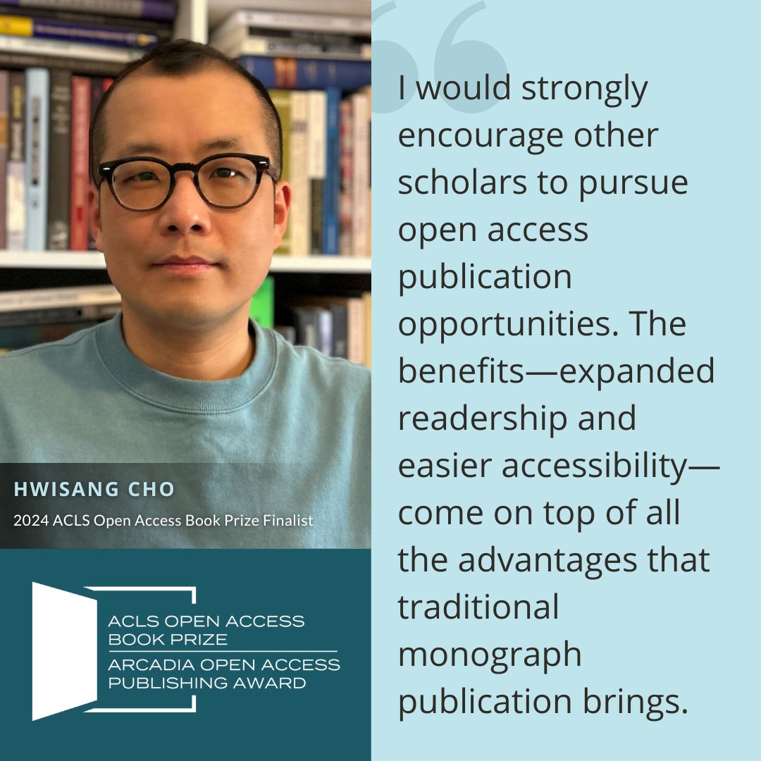 In our ACLS #OpenAccess Book Prize newsletter, read a Q&A with finalists @ProfMytheli ('Reproductive Politics and the Making of Modern India') & Hwisang Cho ('The Power of the Brush: Epistolary Practices in Chosŏn Korea'). Both are published @uwapress & supported @openmonographs