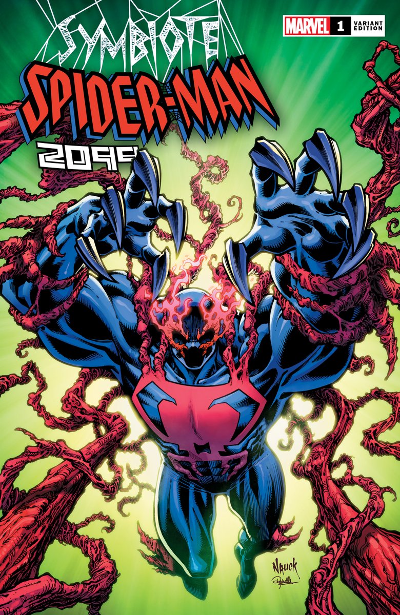 Just a very FEW of the exclusive Symbiote Spider-Man 2099 #1 Hero Initiative variant with EXCLUSIVE Todd Nauck cover are available from our friends @Earth_2_Comics in Sherman Oaks, CA! Proceeds benefit Peter David as he fights through health issues; limited to just 500 copies!