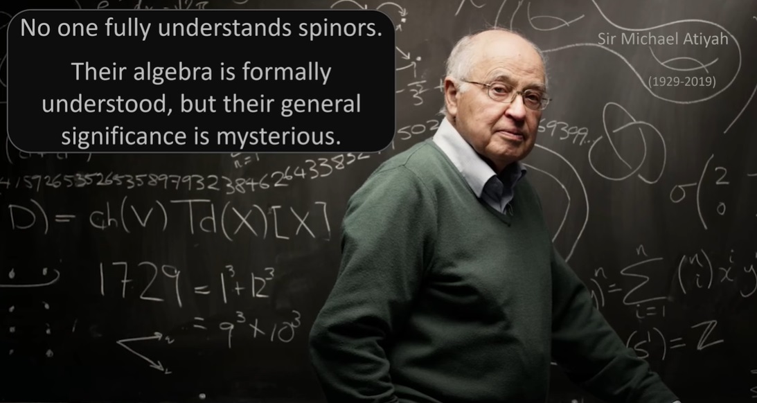 emulenews's tweet photo. #YouTube The Mystery of Spinors, by Richard Behiel https://t.co/OT7WGjqSoL A beatifully illustrated video on rotation matrices and their spinor representations. https://t.co/TdvUJAwfZ9