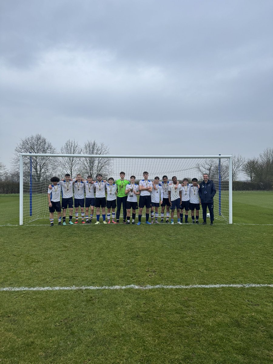 Part 1 is complete! Congratulations to our Y11s who are crowned District Champions 2024💙 A tight encounter with NBS ended 3-2 in our favour with goals from Harry, Dylan & Fergie! Well deserved for this amazing group, they now look ahead to their County Final post Easter⚽️🏆