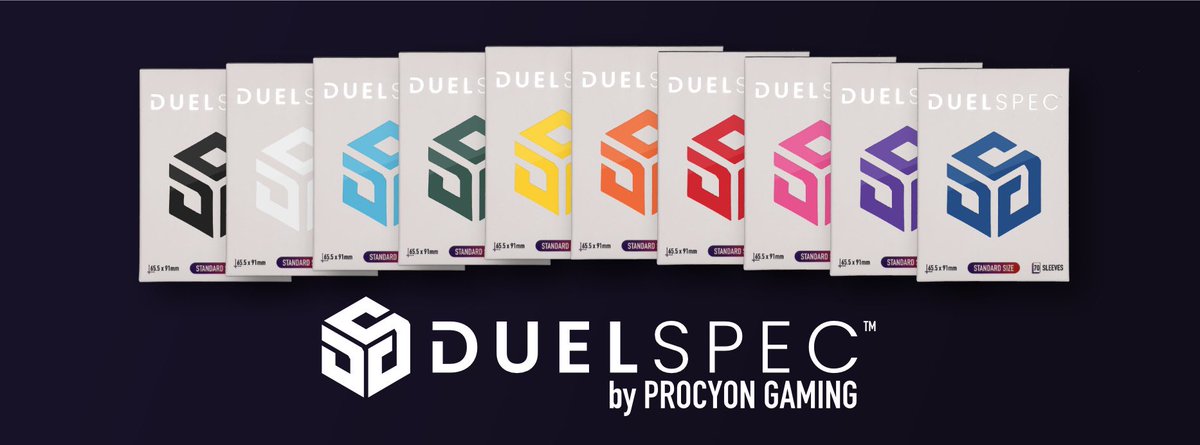 TcEvolutions's tweet photo. Announcement 📣 (retweets appreciated❤️)

After weeks of testing at league cups + hours of play testing at home, we are delighted to announce we are now an official dealer for @DuelSpec_PG sleeves 😀

These sleeves live up to the hype 👍 offers great durability, consistency & fit and we feel confident in adding this great line of products to our website 😊

Feel free to ask any questions below and i will do my best to answer 😀

Available now on https://t.co/ztzOp5yNNs