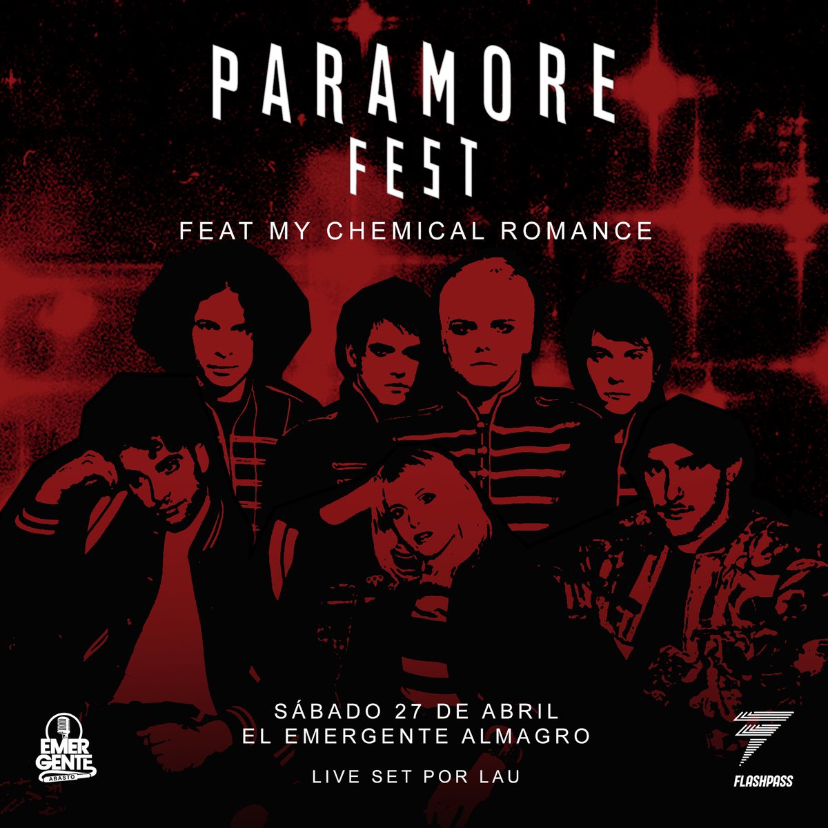 SEGUNDA EDICIÓN PARAMORE FEST 🦋 ESPECIAL MY CHEMICAL ROMANCE + LIVE SET POR @idknowlau ❤️‍🔥 Nos quedamos manijas después de la LOCURA que vivimos en la primera edición, así que prepárense que esta vez volvemos más emos que nunca 🖤