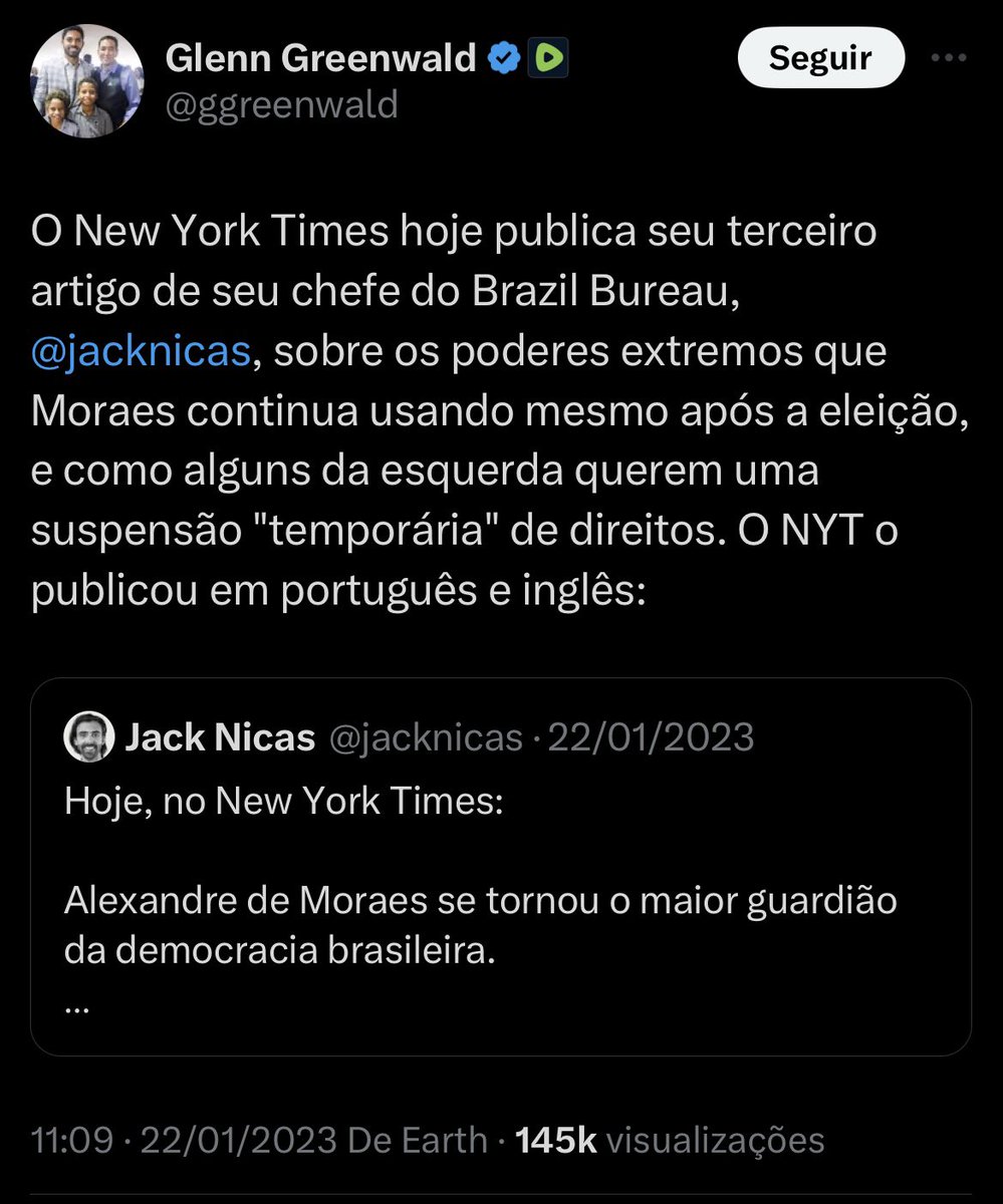 EdRaposo_'s tweet photo. Jack Nicas é o jornalista que divulgou os vídeos de Bolsonaro na embaixada. 

Paro por aqui. https://t.co/0UgpliZv0U