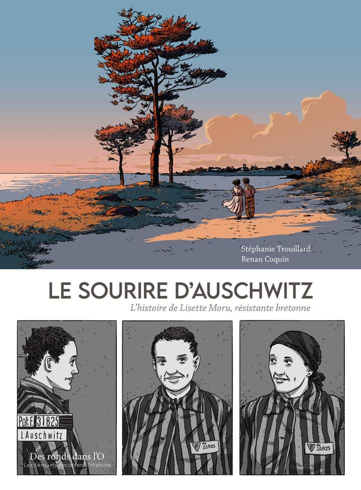 'Le sourire d'Auschwitz', lauréat du Prix du Bleuet de France 2024, remis par l'ONaCVG (Office national des combattants et des victimes de guerre).