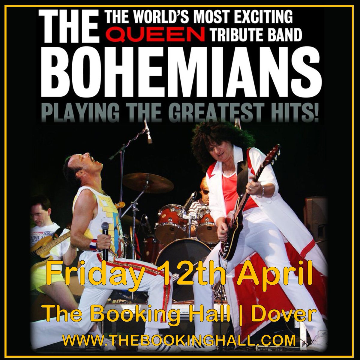 Sing your heart out! The most authentic UK Queen tribute @TheBohemianstwr this April!