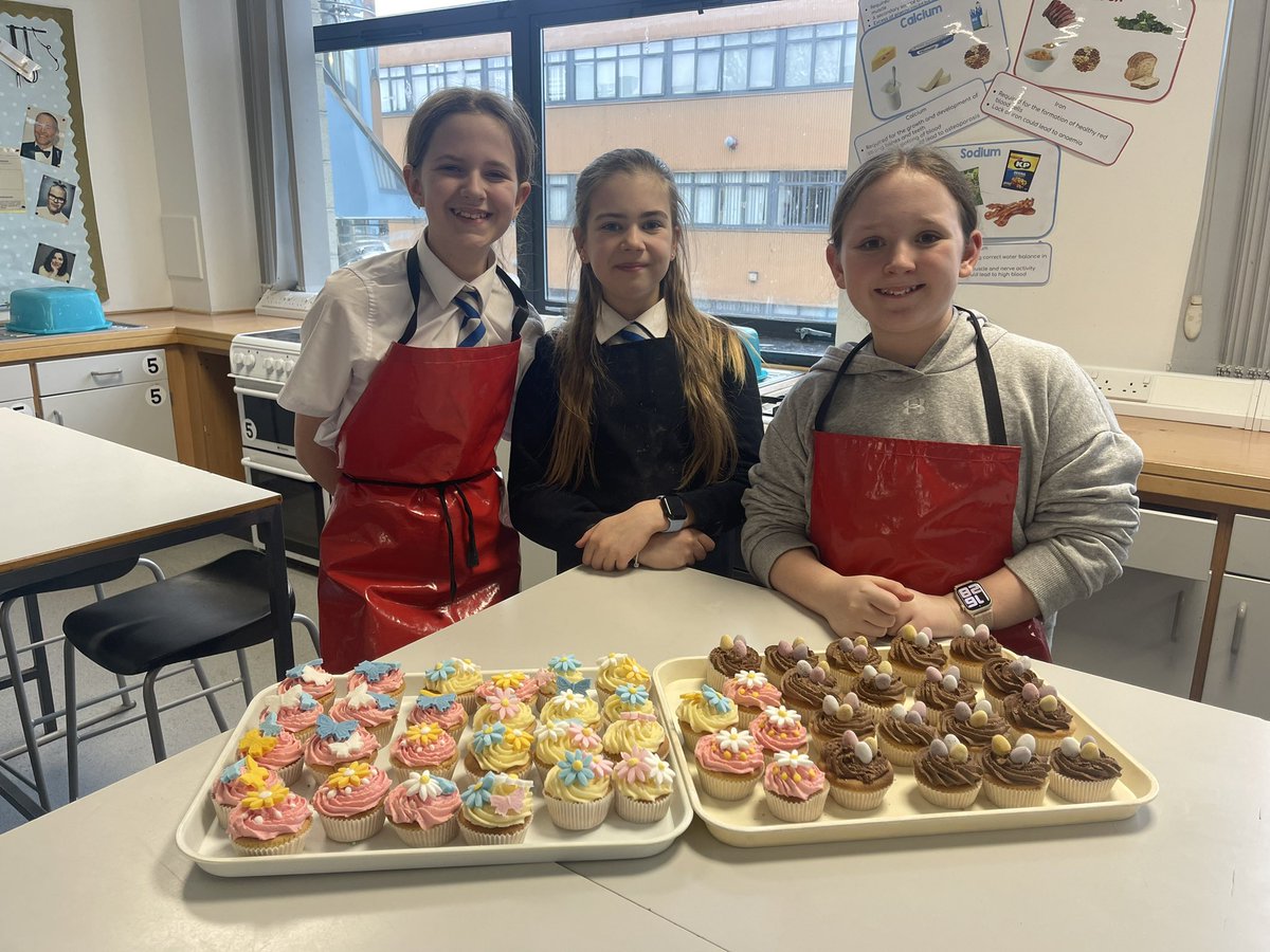 Elevate Your Bake have spent tonight making some lovely cupcakes for Social Soup tomorrow🧁🐣💐looking forward to seeing everyone there before the Easter holidays!🥰 @LHSFCT @LarbertHigh @S1LHSYT @LHS_HWB