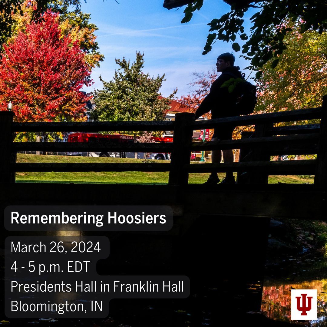 Today, IUB remembers the students, faculty, and staff we have lost and recognize their absences. This year is the first time that departed faculty and staff members will be memorialized with students on this occasion. Visit the link for more info buff.ly/3x8jz2p.