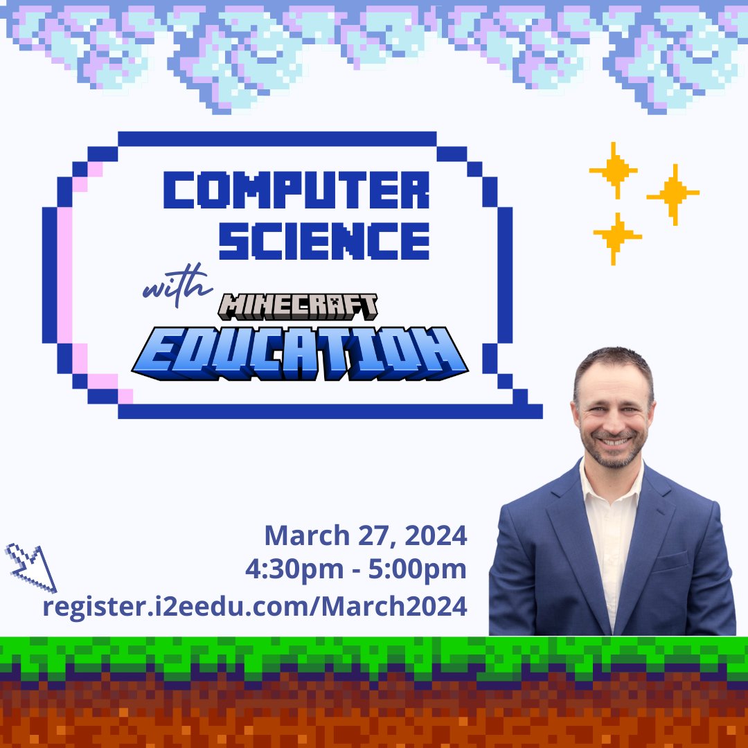 🚨TOMORROW🚨 There are still spots left! Dive into the world of @PlayCraftLearn with @edtechwells and discover how students of all ages can learn basics of block coding, Java, Python & Azure notebooks.🖱️ Let's explore the realm of possibilities! 🗓️ March 27th 🕒 4:30pm PT 🔗…