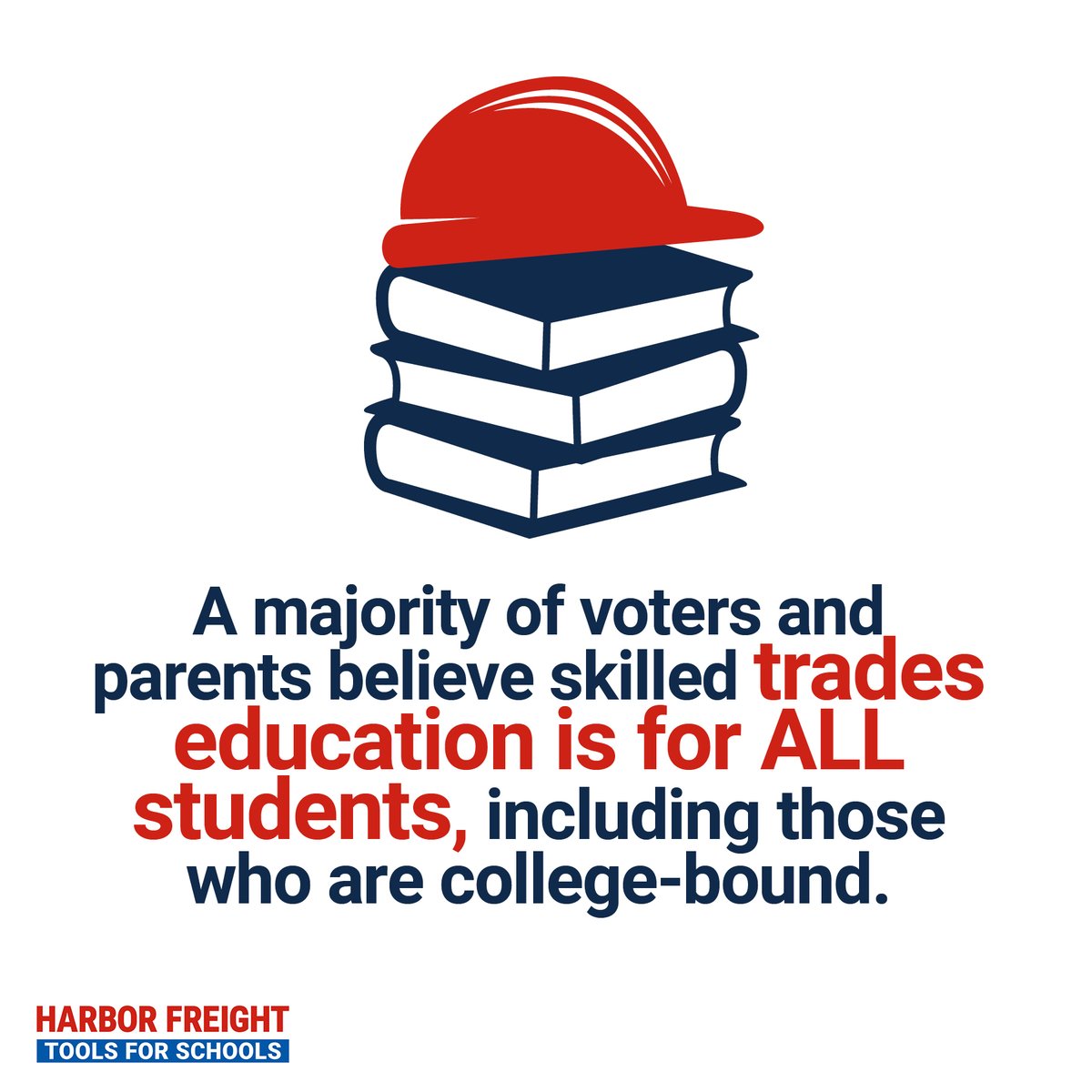 A new poll found Angelenos want high school students to have a chance to take classes in a skilled trade because it could lead to internships and other early job experience – or uncover a new passion. Learn more about the research findings here: hftforschools.org/research/la-co…