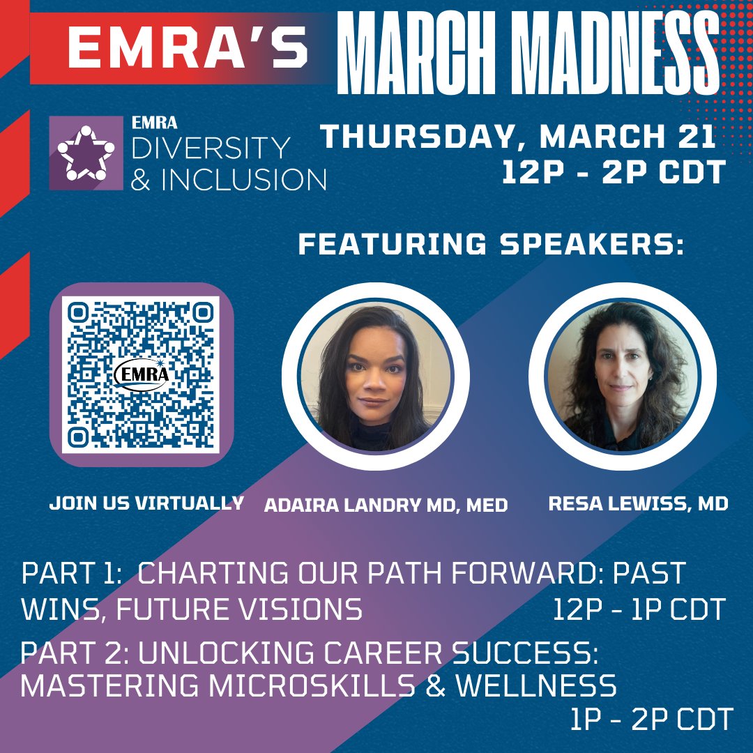 📢 The video recording from 'Unlocking Career Success: Mastering Microskills and Wellness' is now available online! 🎥 Watch now and take your career to new heights! #MicroSkills @ResaELewiss @AdairaLandryMD  emra.org/be-involved/co…