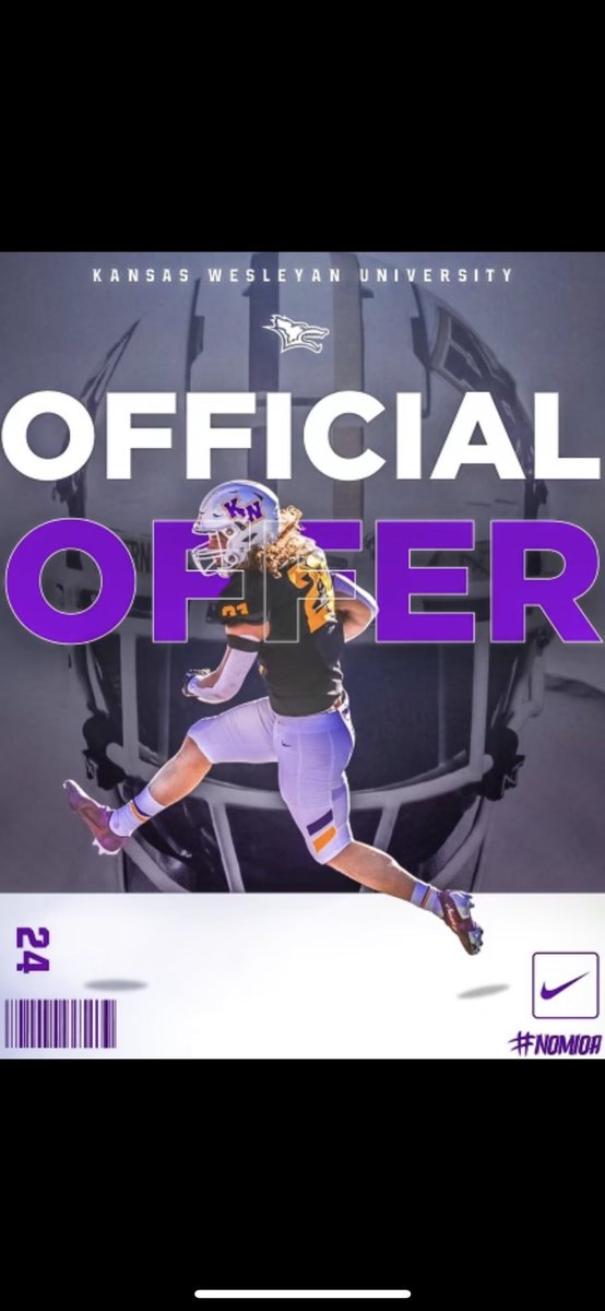 #AGTG After a great conversation with @QBcoachsnyder I am blessed to receive an offer from Kansas Wesleyan University!! @kwucoyotes