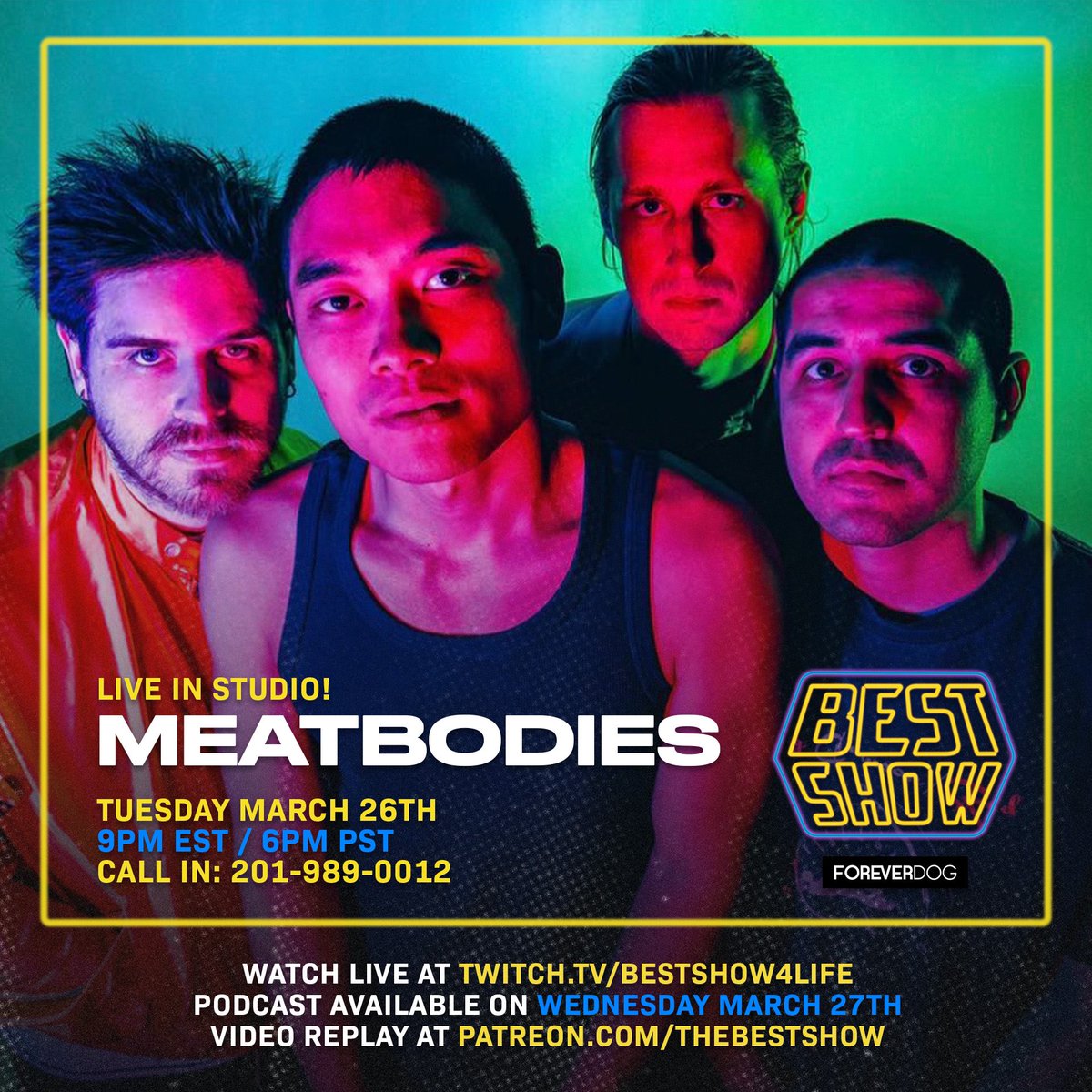 THIS WEEK ON THE BEST SHOW!!! ☎️ Top 50 Robots of All Time! Call 201-989-0012 🔊 Live Music from @meatbodies LIVE ON TWITCH TUES 6PM PT ➡️Twitch.tv/bestshow4life PODCAST ON WEDNESDAY ➡️ Available Everywhere VIDEO REPLAY ON PATREON ➡️Patreon.com/thebestshow